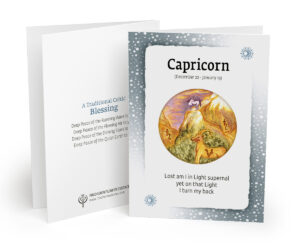 Capricorn Birth Sign Zodiac Card