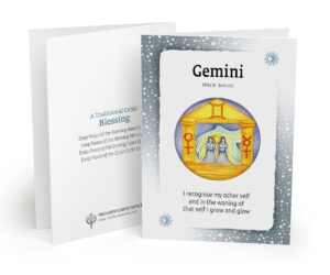 Gemini Birth Sign Zodiac Card