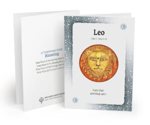 Leo Birth Sign Zodiac Card