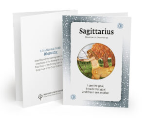 Sagittarius Birth Sign Zodiac Card