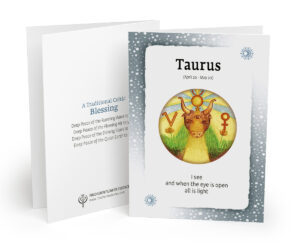 Taurus Birth Sign Zodiac Card